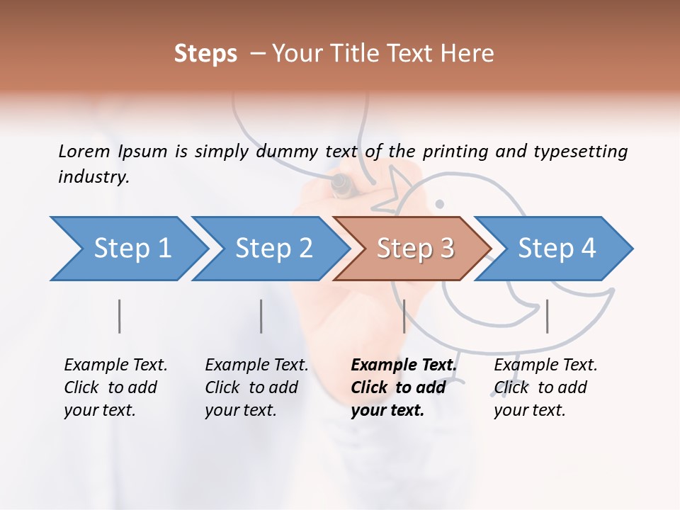 Chat Art Marker PowerPoint Template