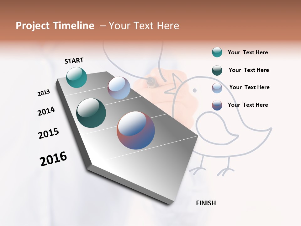Chat Art Marker PowerPoint Template