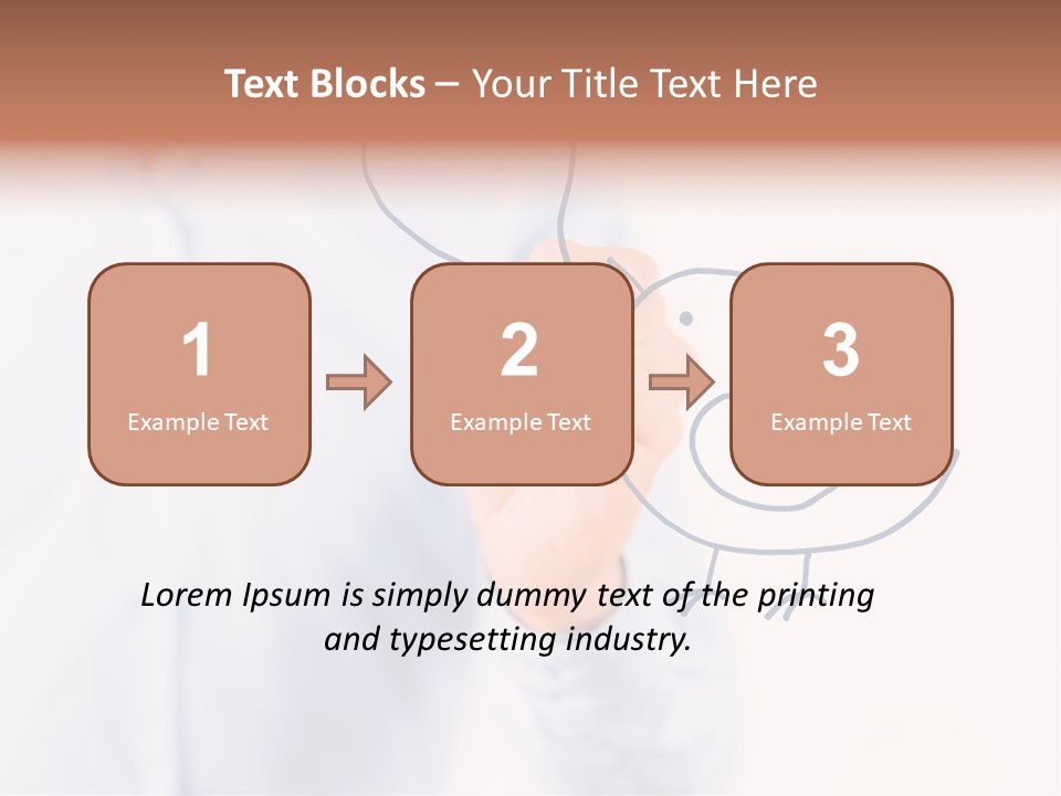 Chat Art Marker PowerPoint Template