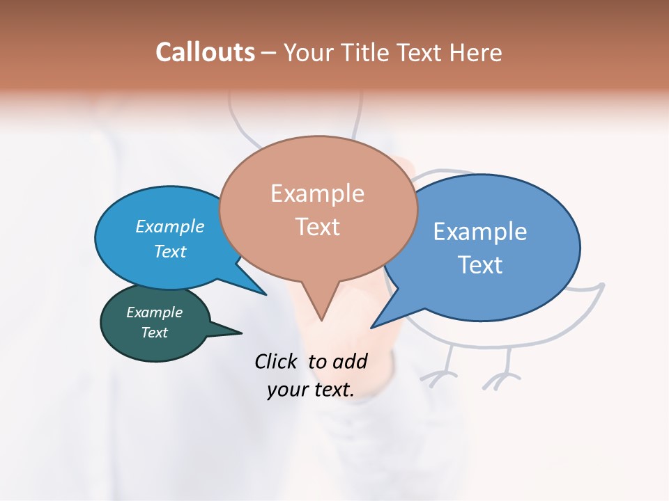 Chat Art Marker PowerPoint Template