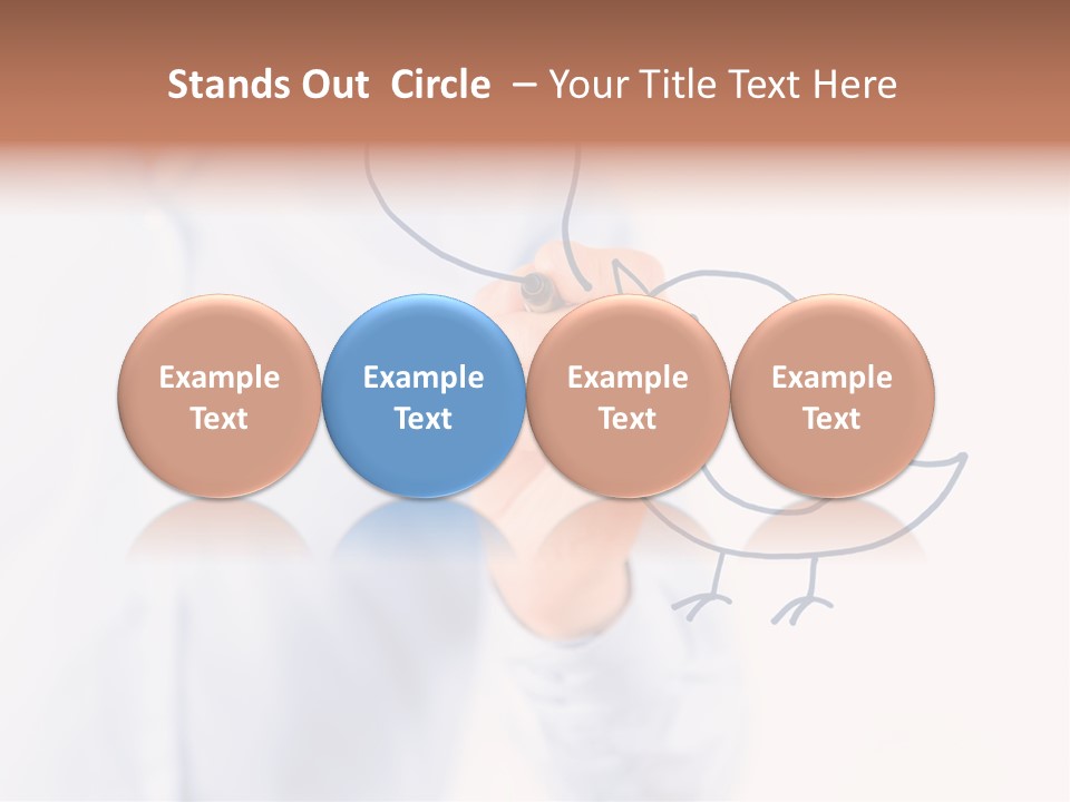 Chat Art Marker PowerPoint Template