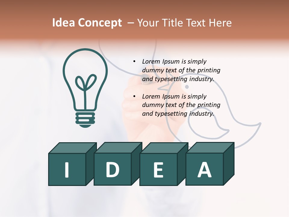 Chat Art Marker PowerPoint Template