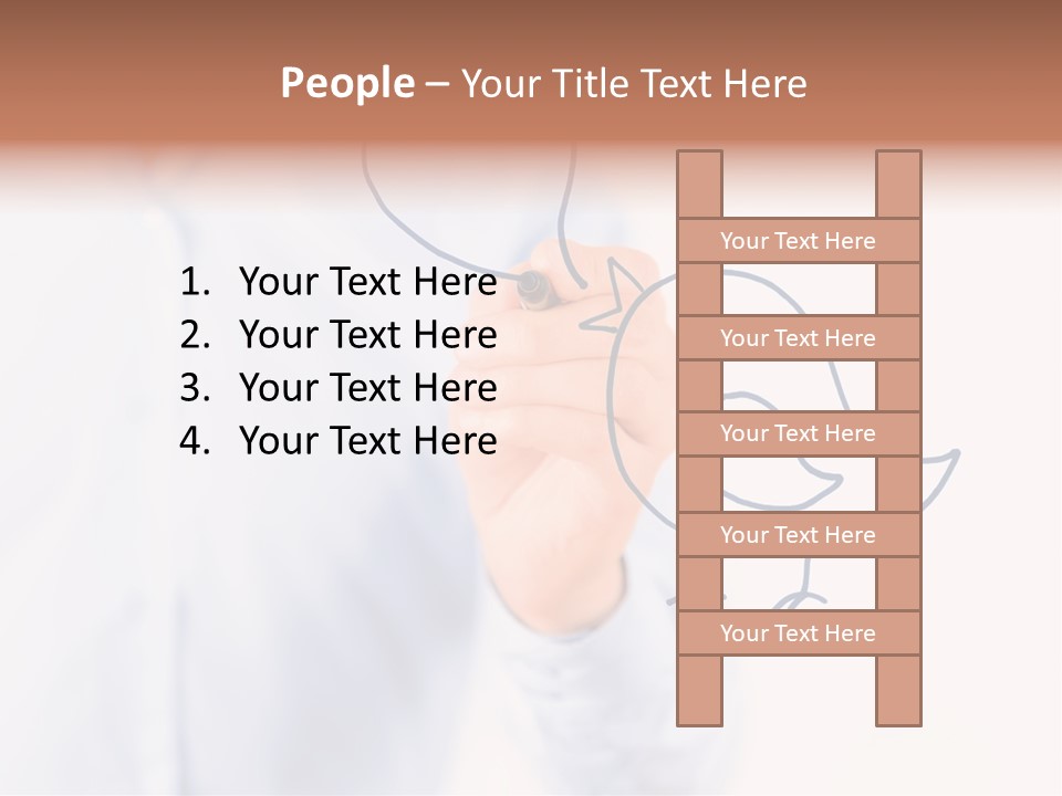 Chat Art Marker PowerPoint Template