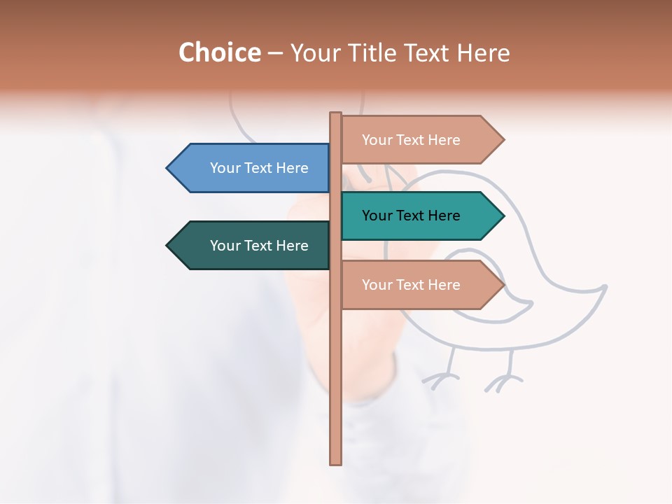 Chat Art Marker PowerPoint Template