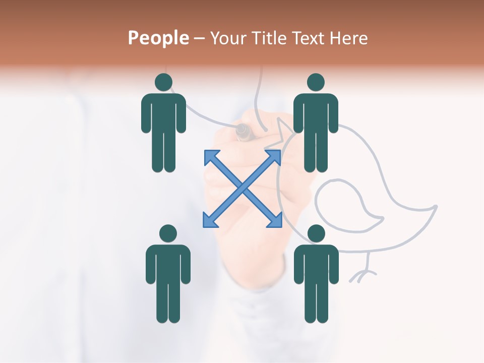 Chat Art Marker PowerPoint Template