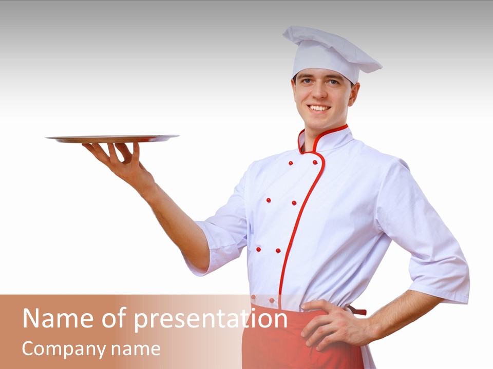 Cuisine Restaurant Portrait PowerPoint Template