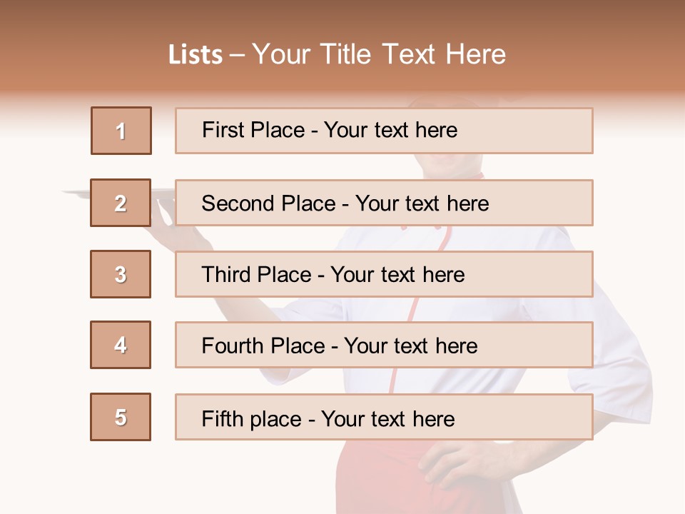 Cuisine Restaurant Portrait PowerPoint Template