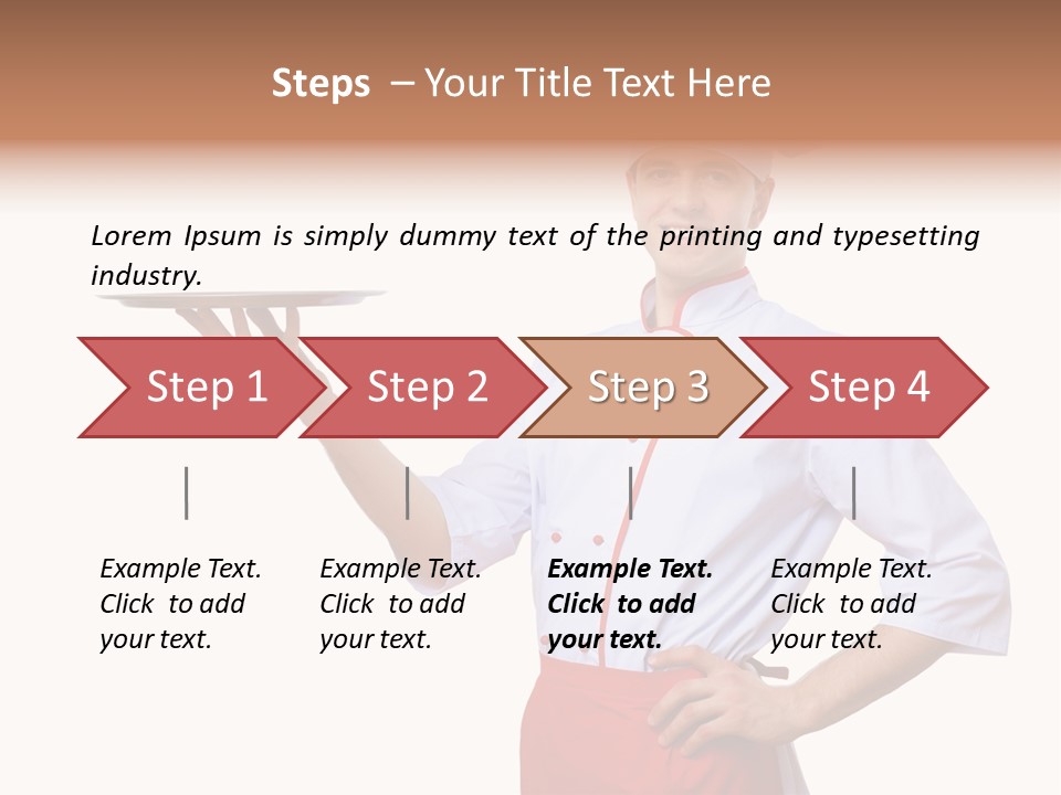 Cuisine Restaurant Portrait PowerPoint Template