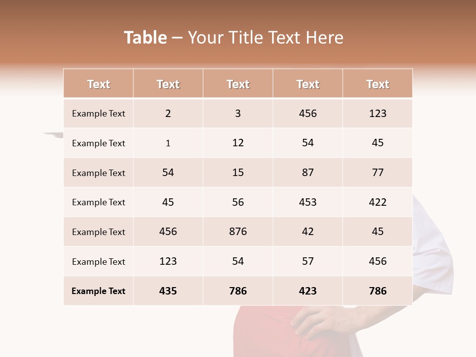 Cuisine Restaurant Portrait PowerPoint Template