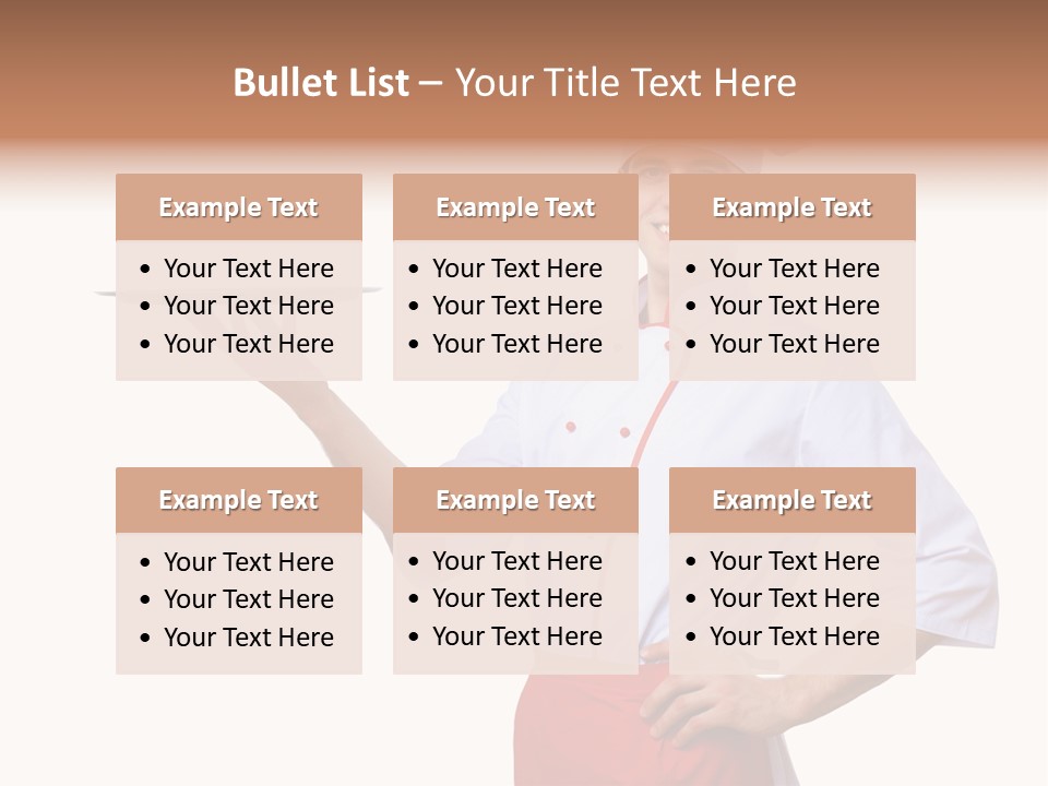 Cuisine Restaurant Portrait PowerPoint Template