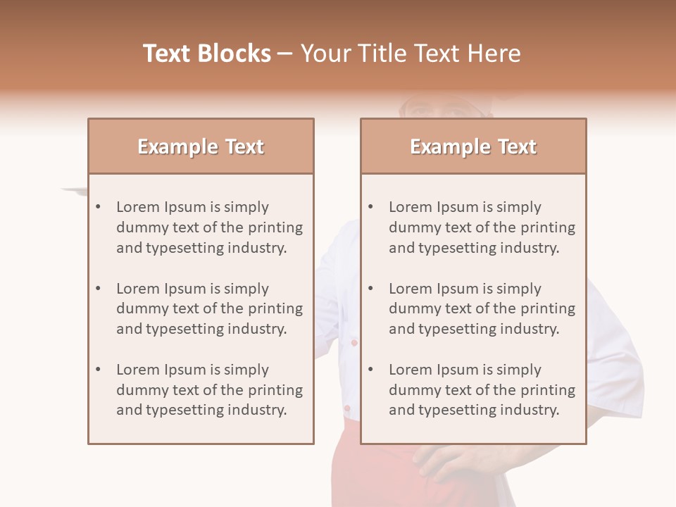 Cuisine Restaurant Portrait PowerPoint Template