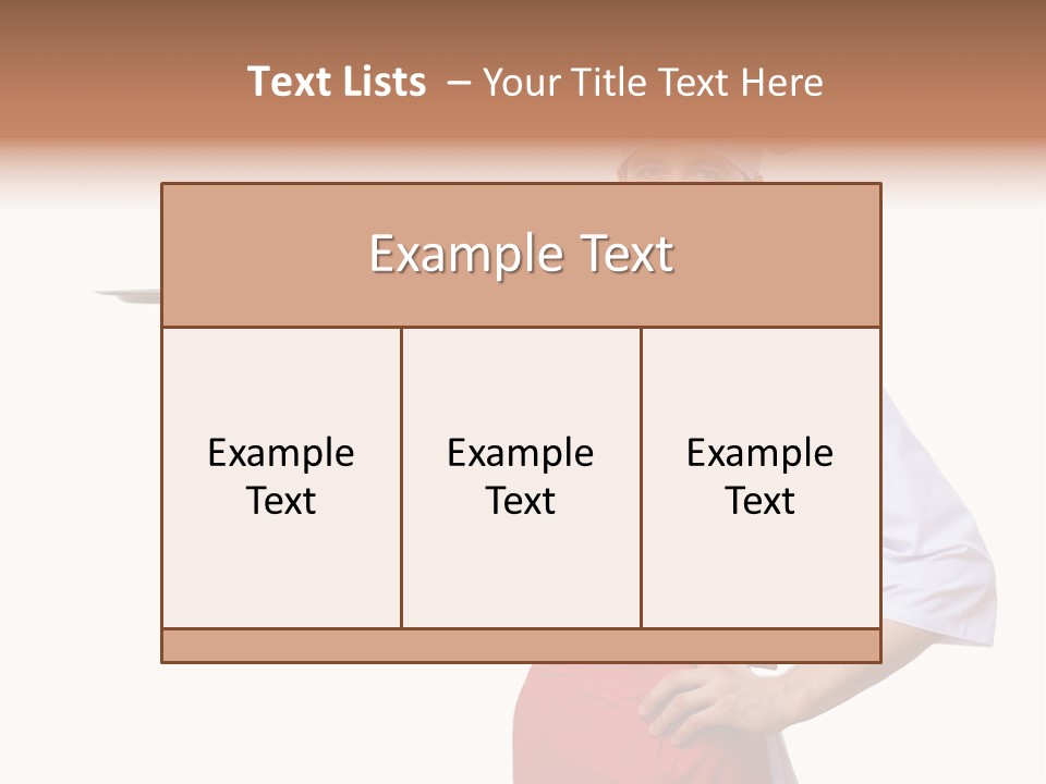 Cuisine Restaurant Portrait PowerPoint Template