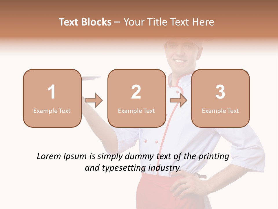 Cuisine Restaurant Portrait PowerPoint Template