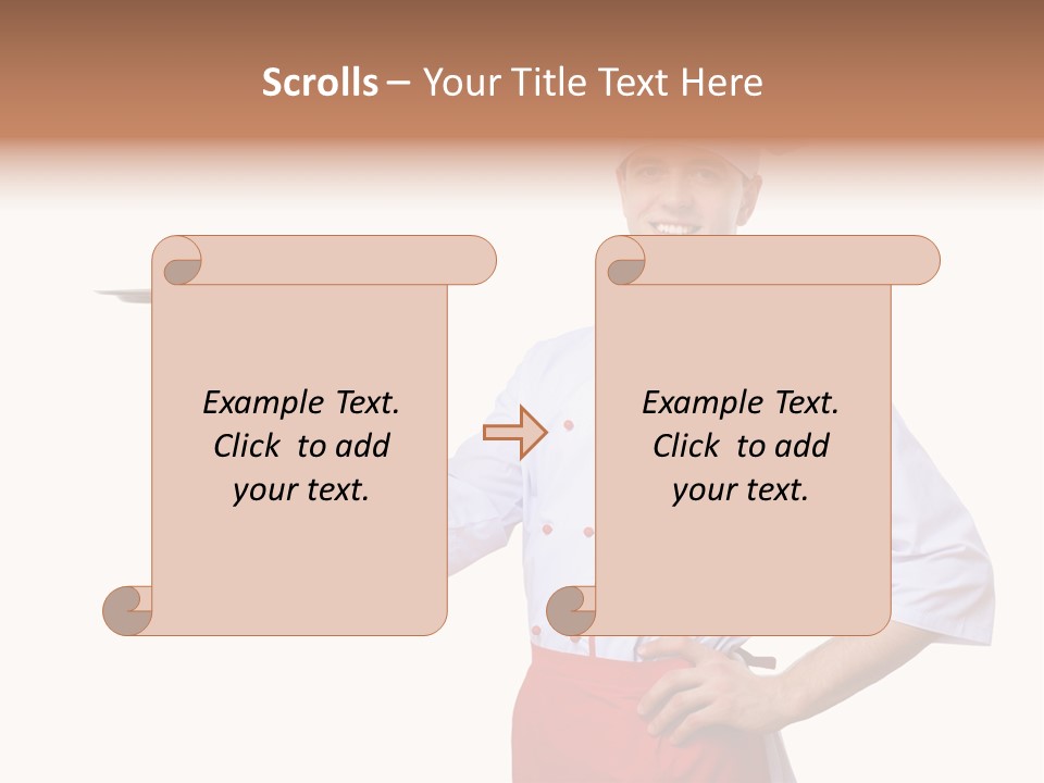 Cuisine Restaurant Portrait PowerPoint Template