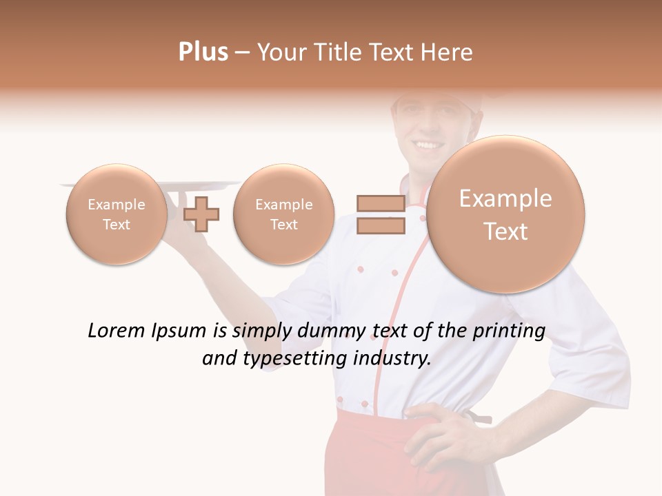 Cuisine Restaurant Portrait PowerPoint Template