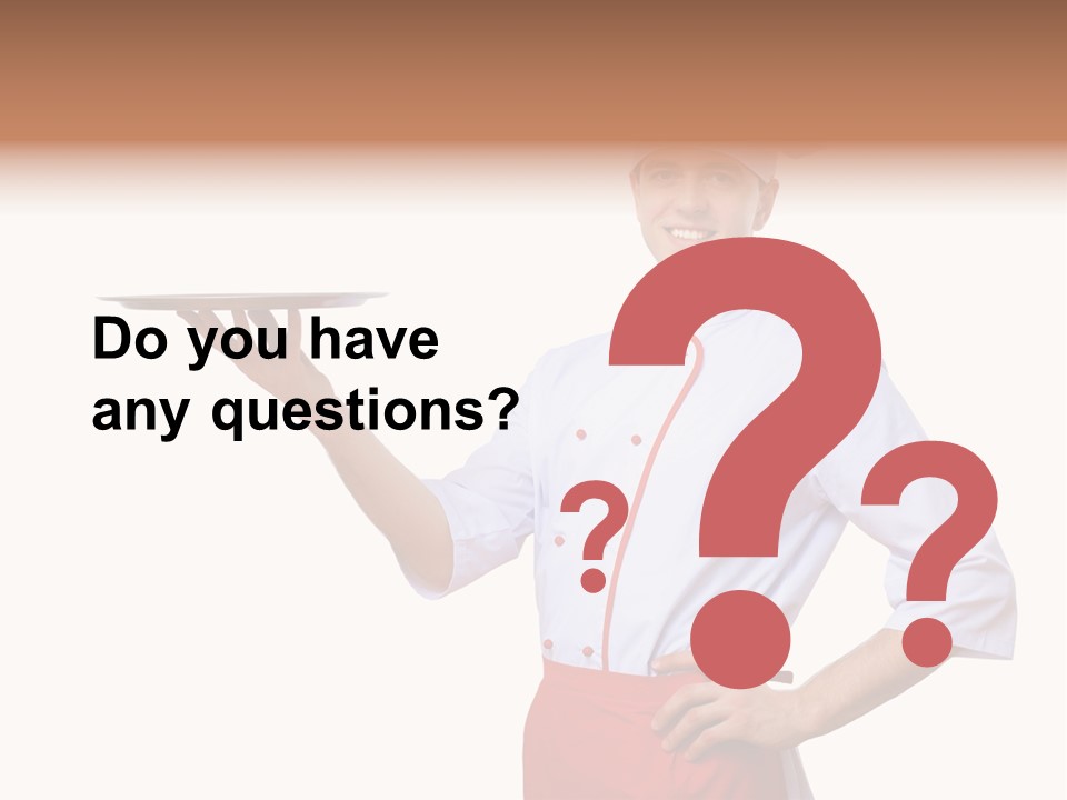 Cuisine Restaurant Portrait PowerPoint Template