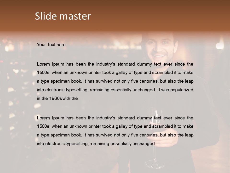 People Cellar Bottle PowerPoint Template