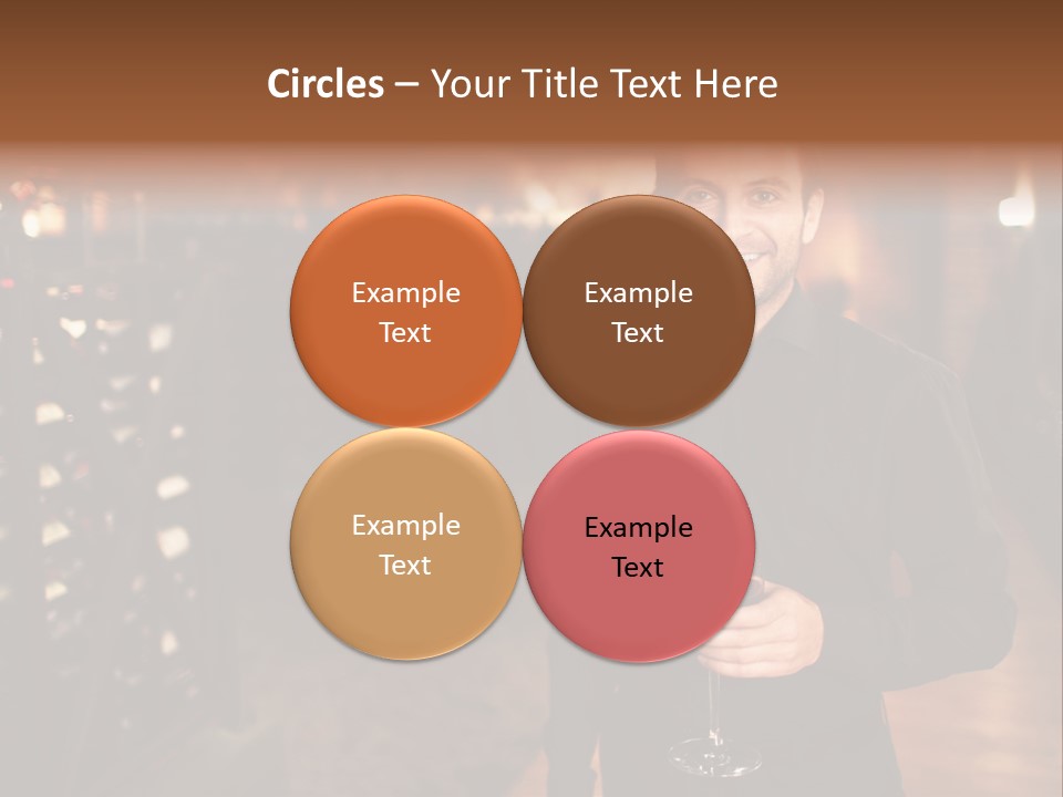 People Cellar Bottle PowerPoint Template