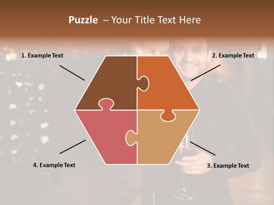 People Cellar Bottle PowerPoint Template