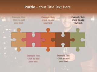 People Cellar Bottle PowerPoint Template