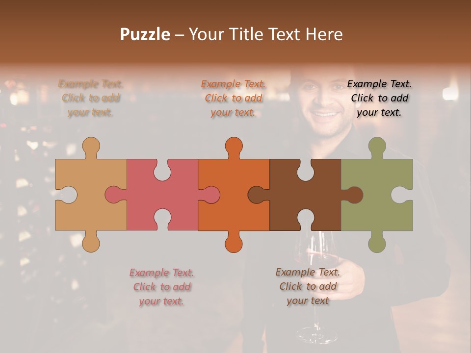 People Cellar Bottle PowerPoint Template