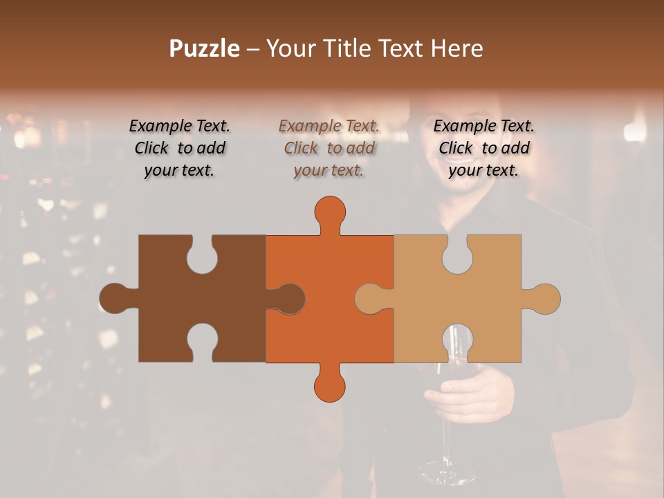 People Cellar Bottle PowerPoint Template