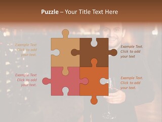 People Cellar Bottle PowerPoint Template