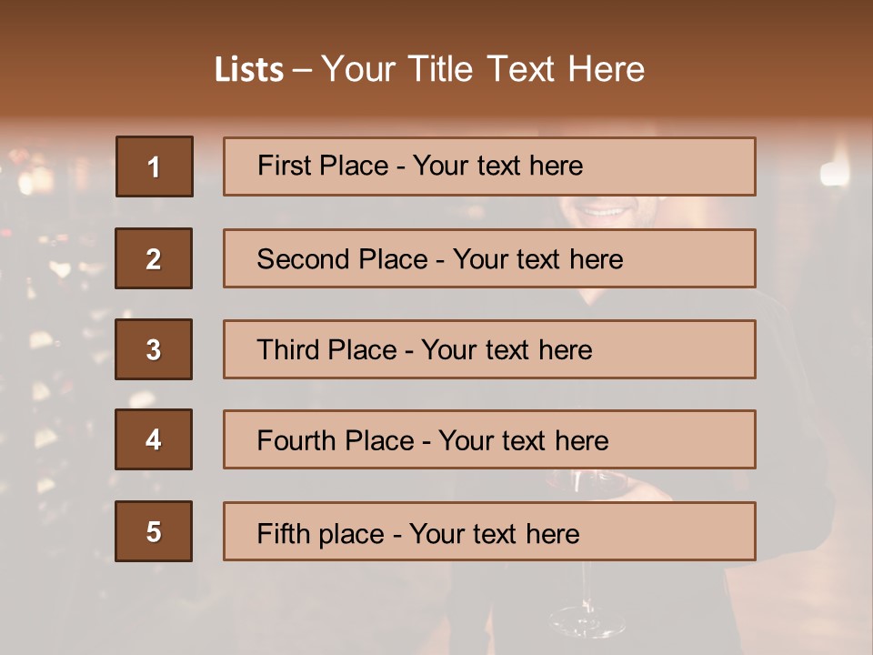 People Cellar Bottle PowerPoint Template