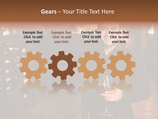 People Cellar Bottle PowerPoint Template