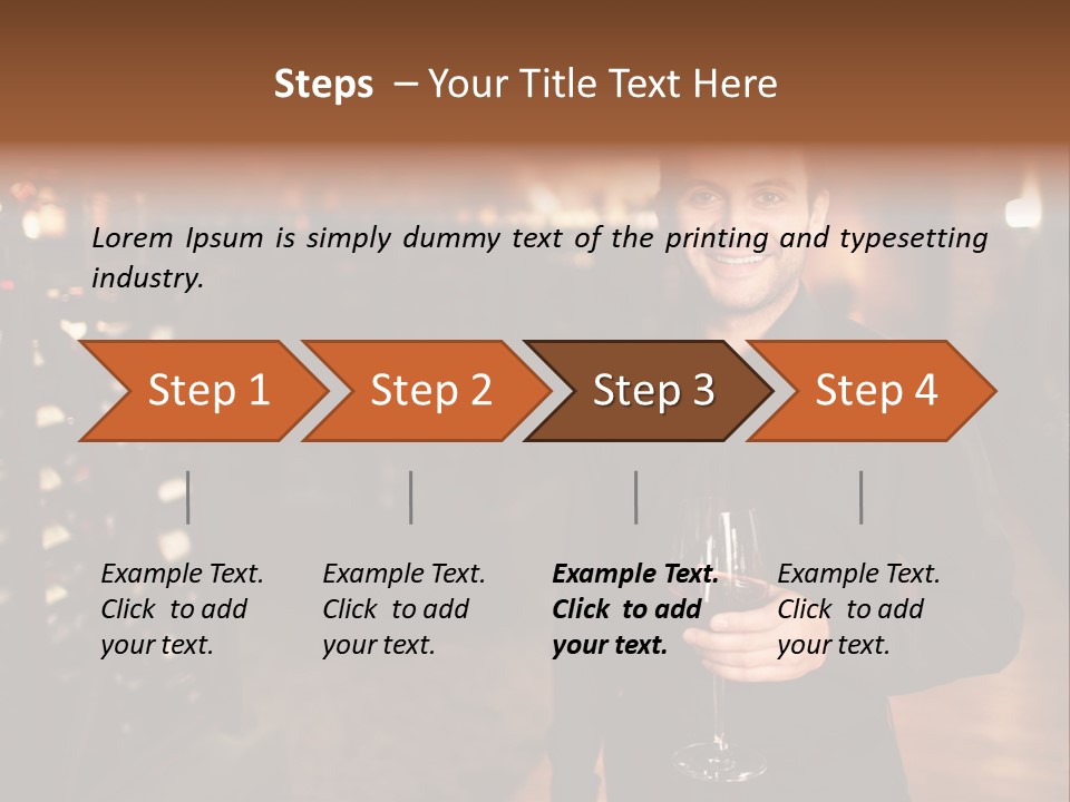 People Cellar Bottle PowerPoint Template