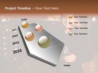 People Cellar Bottle PowerPoint Template