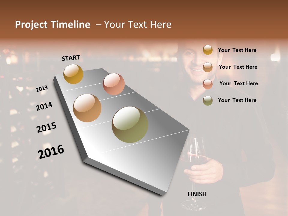 People Cellar Bottle PowerPoint Template