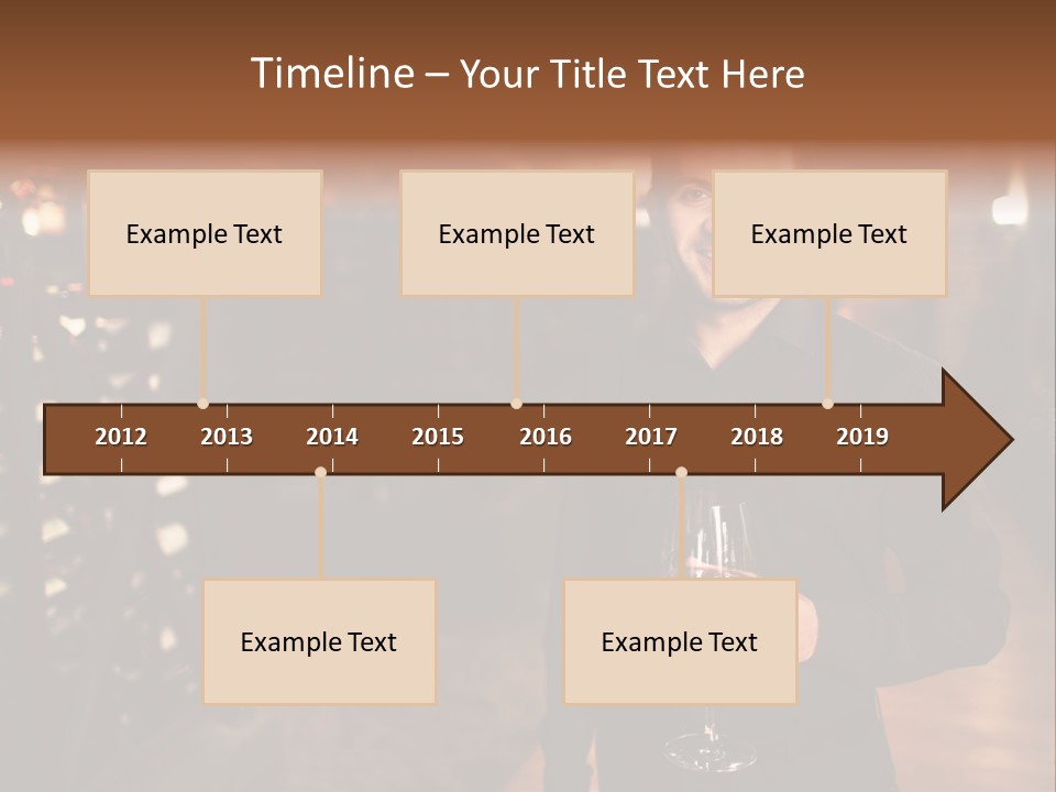 People Cellar Bottle PowerPoint Template
