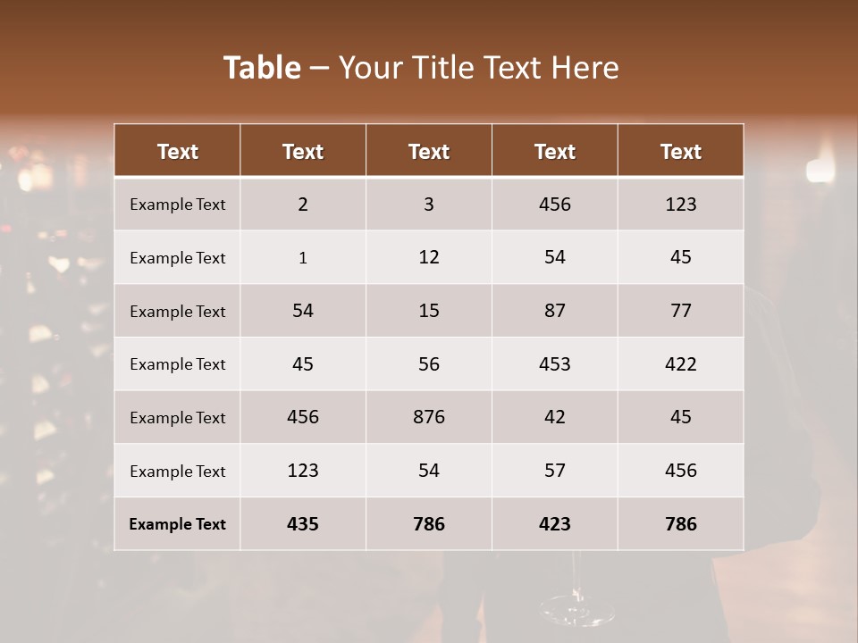 People Cellar Bottle PowerPoint Template
