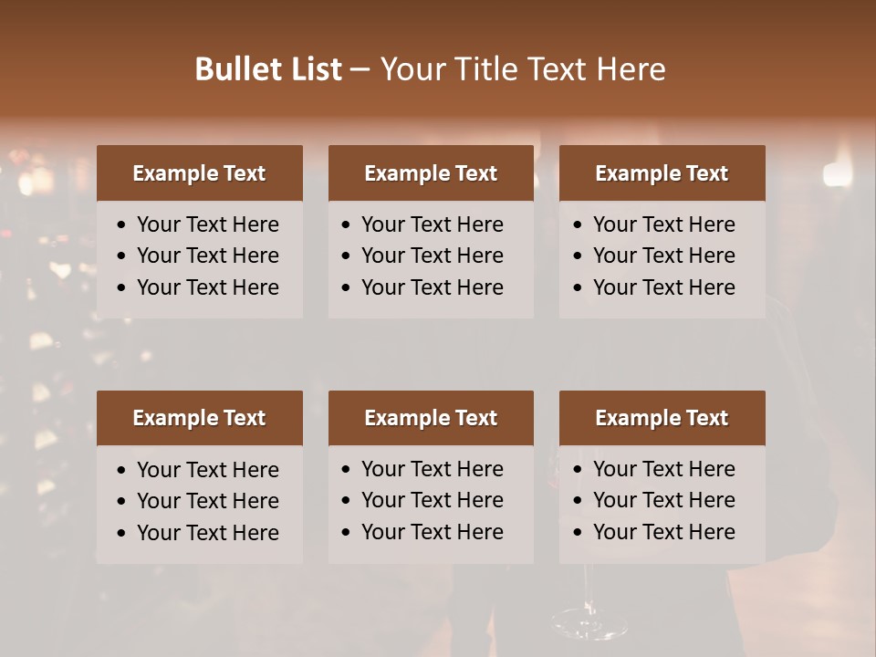 People Cellar Bottle PowerPoint Template