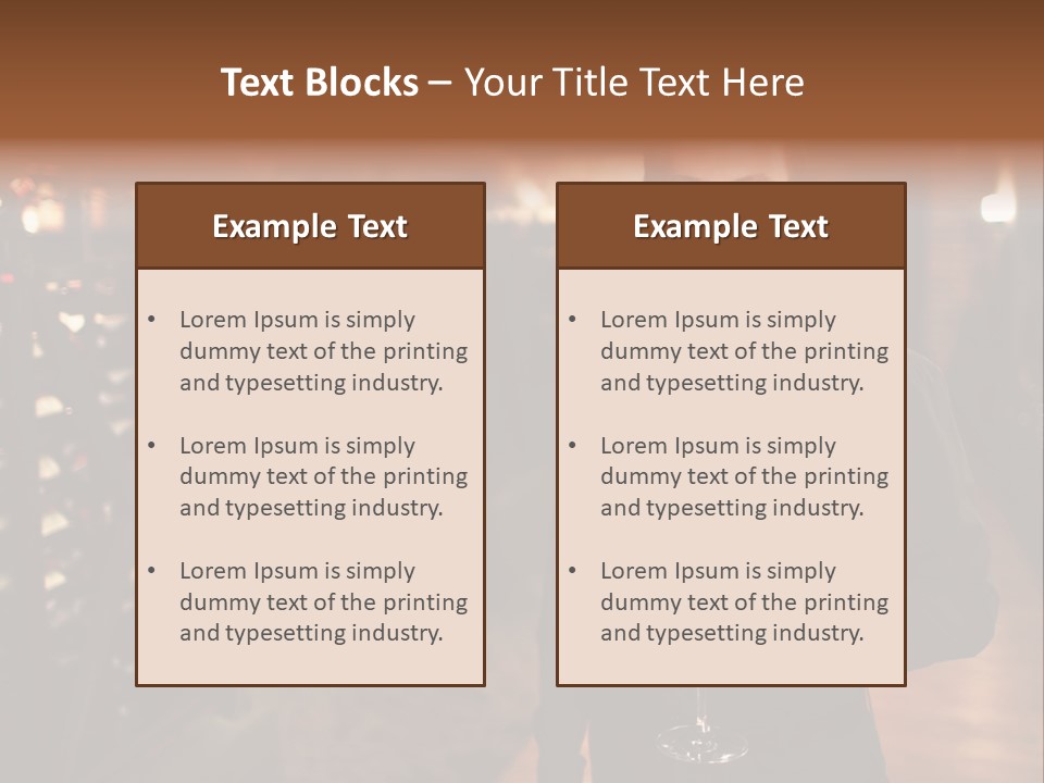 People Cellar Bottle PowerPoint Template
