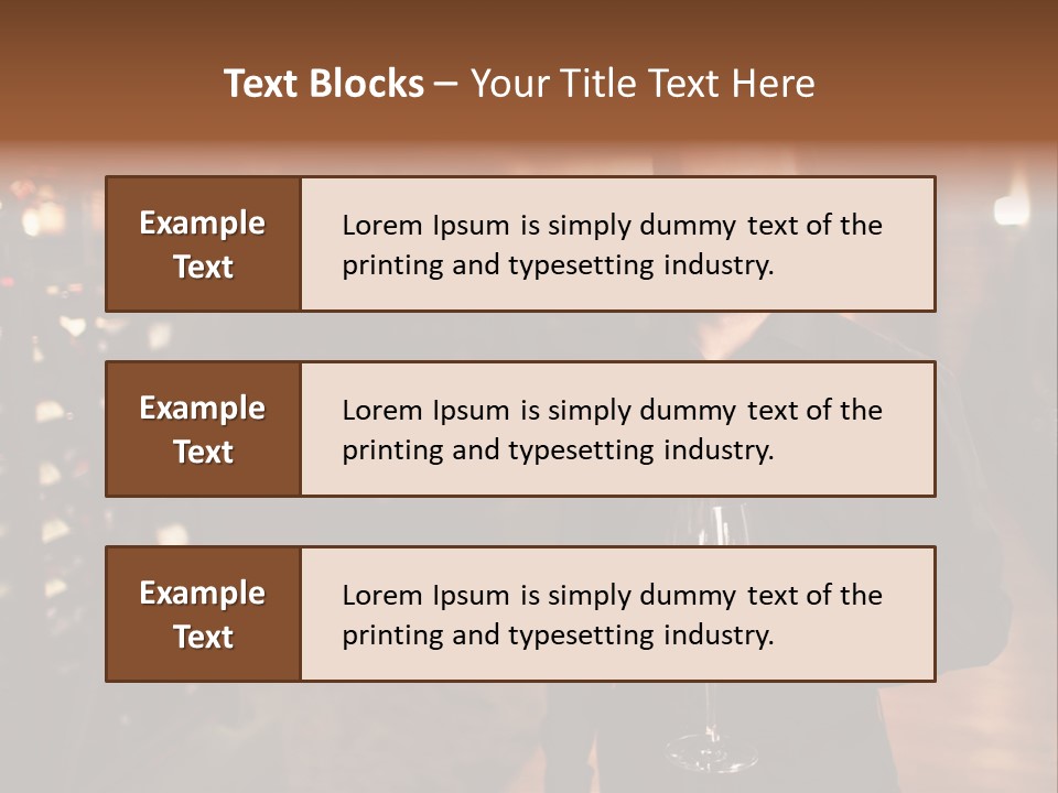 People Cellar Bottle PowerPoint Template