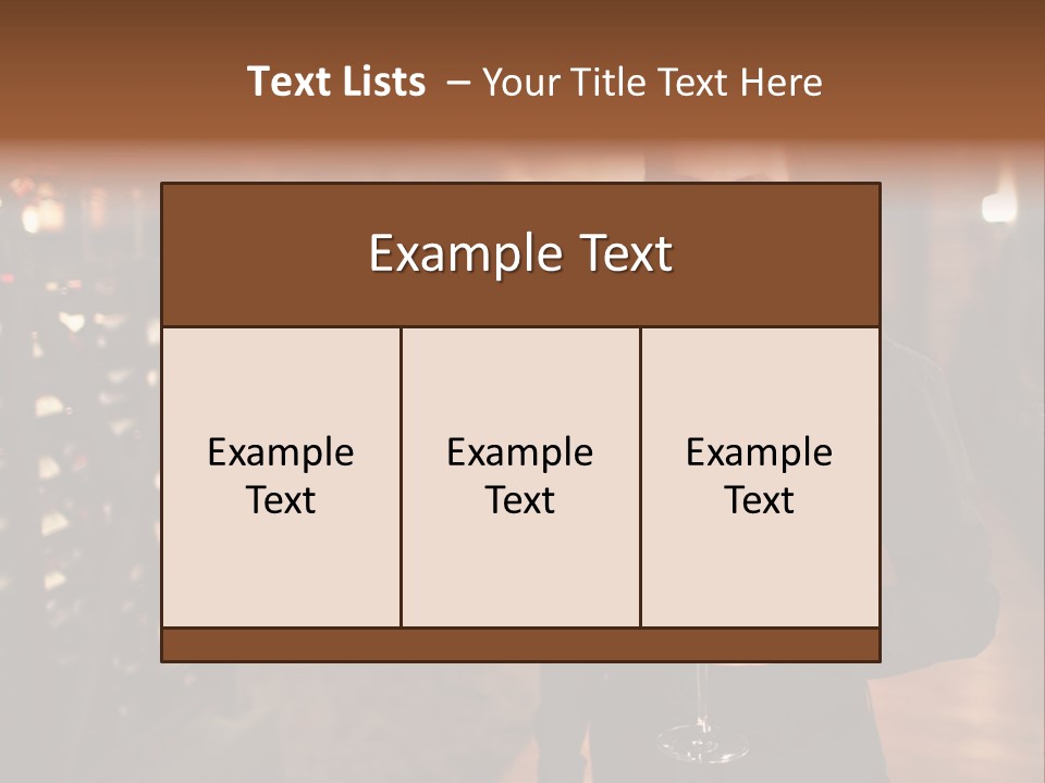 People Cellar Bottle PowerPoint Template