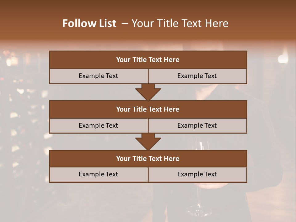 People Cellar Bottle PowerPoint Template