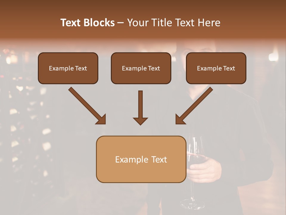 People Cellar Bottle PowerPoint Template
