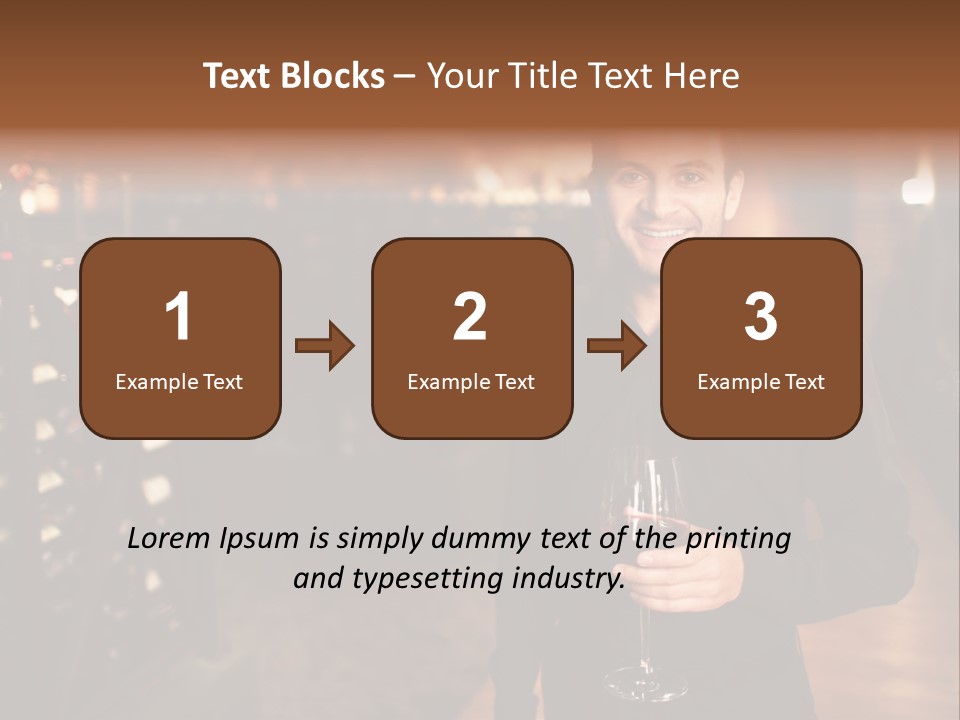 People Cellar Bottle PowerPoint Template