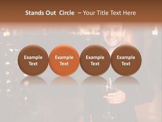 People Cellar Bottle PowerPoint Template