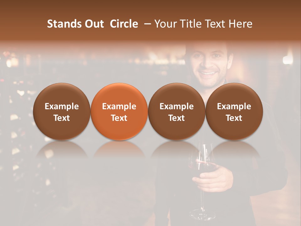 People Cellar Bottle PowerPoint Template