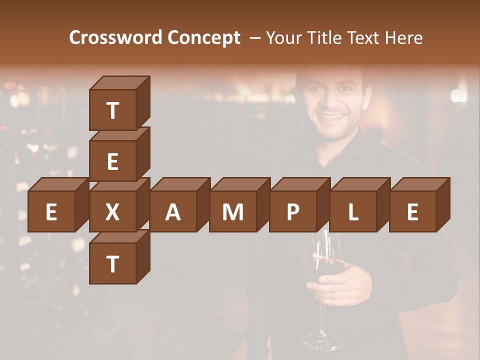 People Cellar Bottle PowerPoint Template