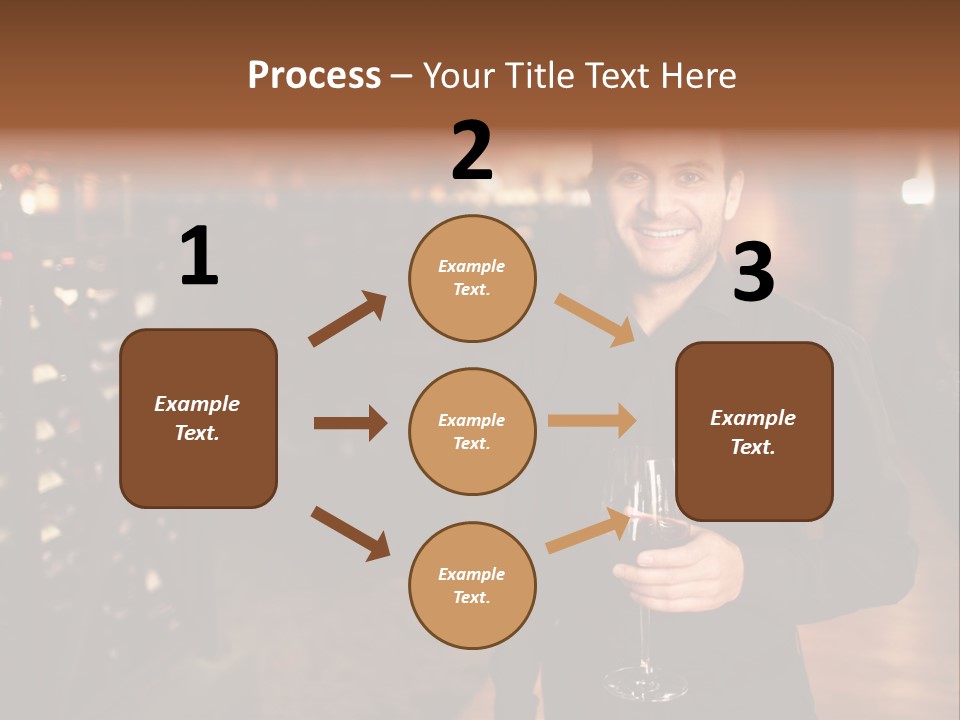 People Cellar Bottle PowerPoint Template