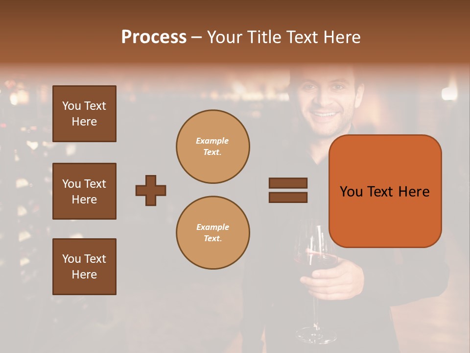 People Cellar Bottle PowerPoint Template