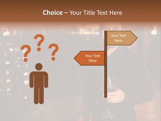 People Cellar Bottle PowerPoint Template