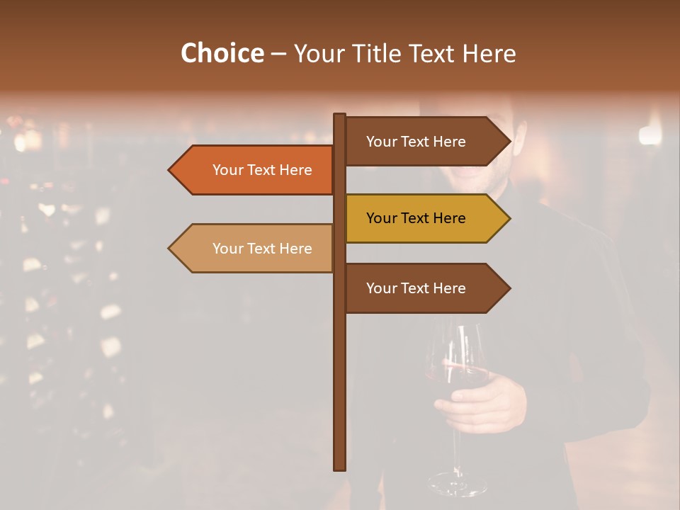 People Cellar Bottle PowerPoint Template