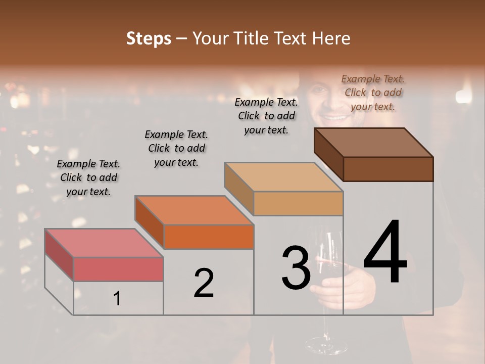 People Cellar Bottle PowerPoint Template