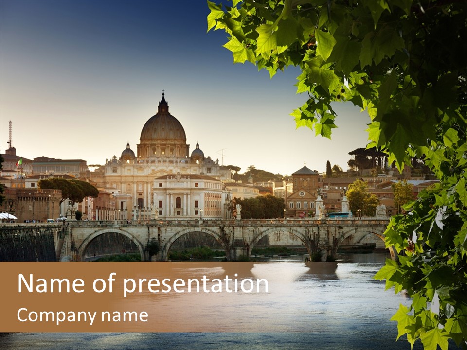 Roman Tiber Capital PowerPoint Template